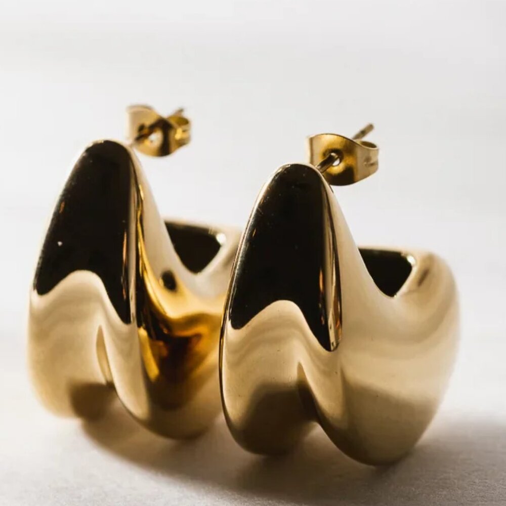 bohme MABEL EARRINGS IN GOLD/NWT